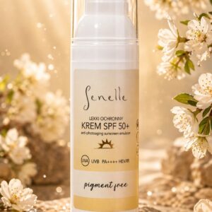 Lekki Ochronny Krem SPF 50+ UVA UVB PA++++ HEV/IR bez pigmentu
