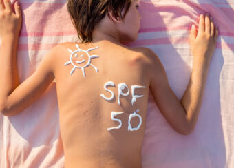 krem z filtrem SPF 50 dla dzieci