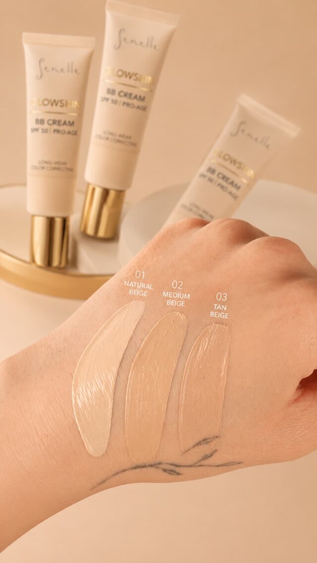 Krem Bb Glowskin Swatch - GLOWSKIN BB Cream SPF 50 Senelle