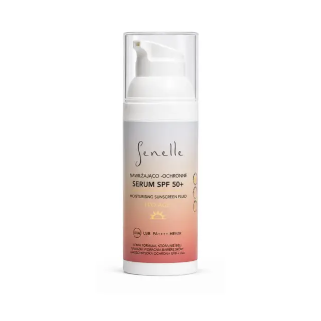 Butelka Nawilżająco-Ochronnego Serum SPF 50+ Senelle